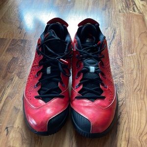Nike Air Jordan mens size 11.5 red and black